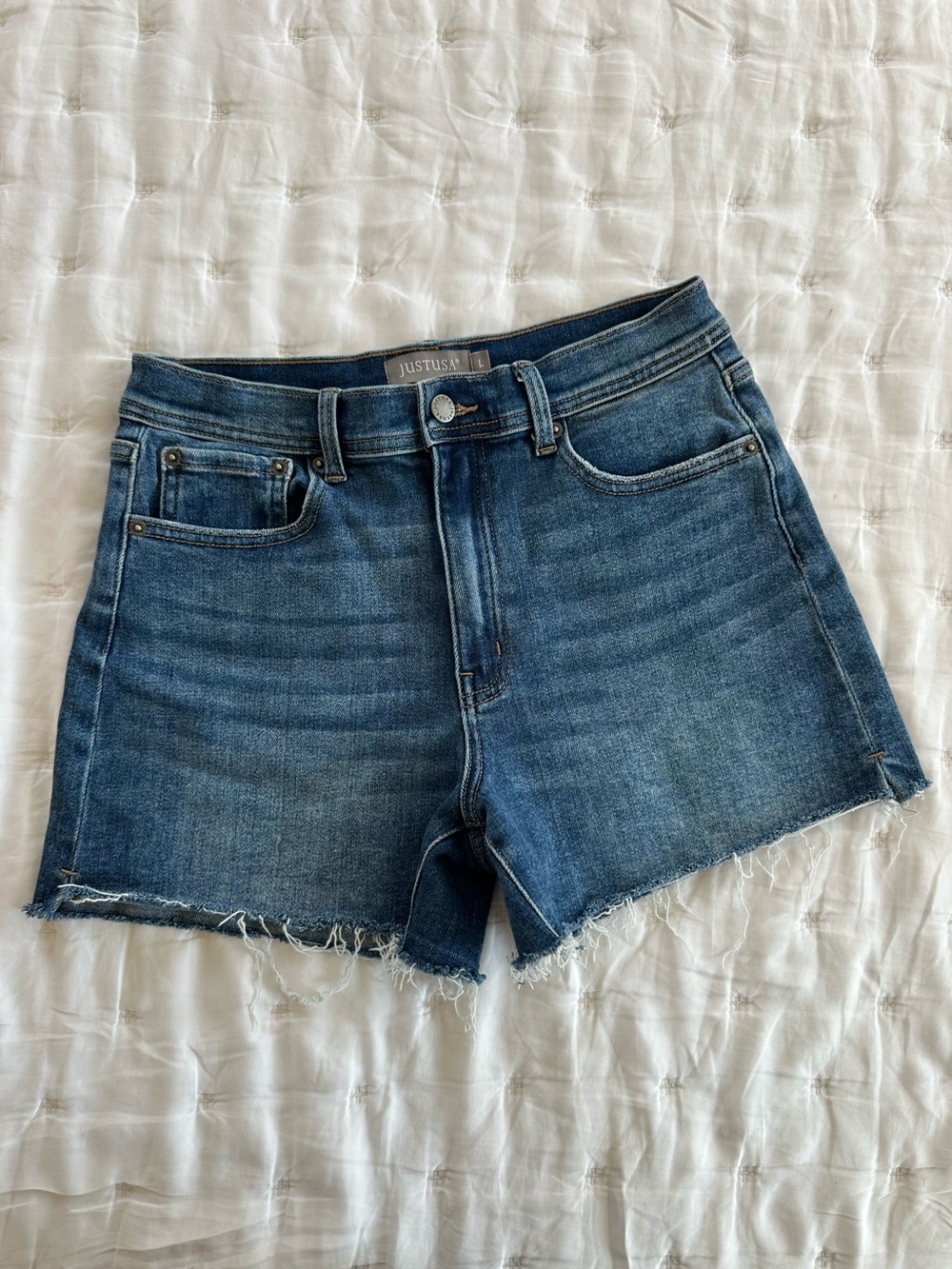 Just USA Dark Wash Denim Jean Shorts NWOT
